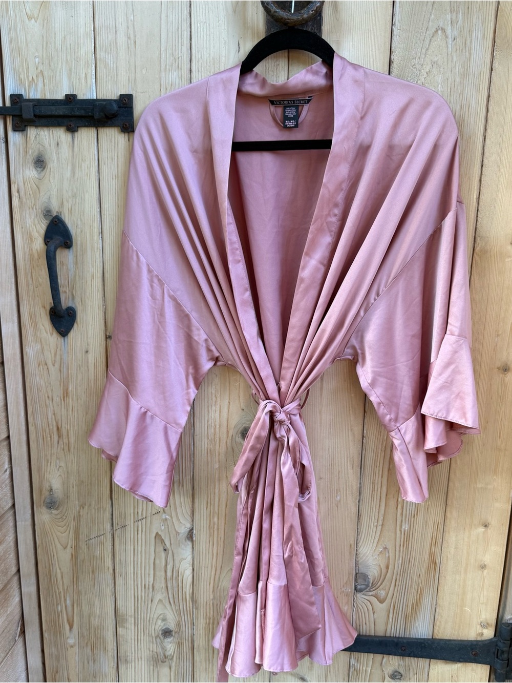Victoria's Secret Satin Robe - Soft Pink